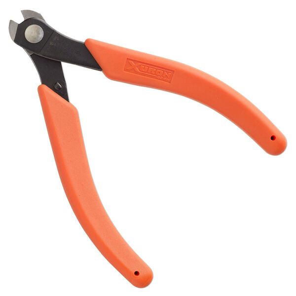 Pliers hard wire cutter steel 1pk Xuron® Micro-Shear©, 5.5 inch orange black image number 0