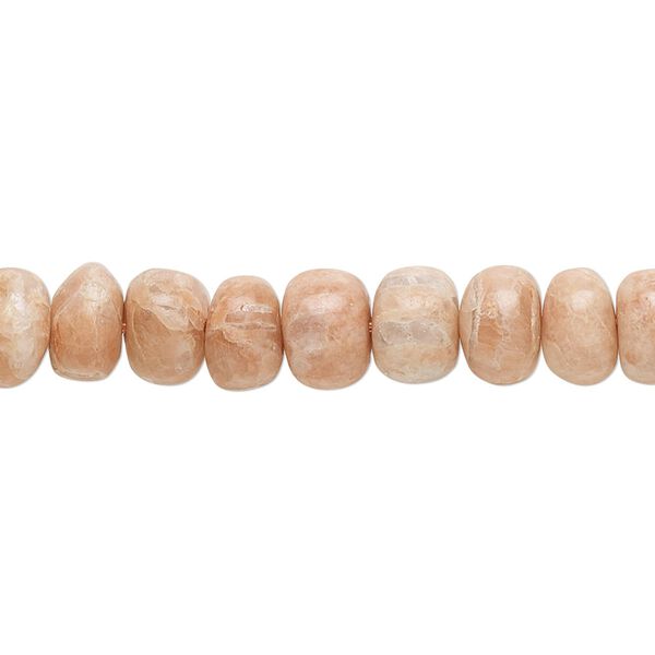 Rose jasper 1pkg1, hand-cut rondelle bead natural 14 inch 7x5mm-8x7mm image number 0