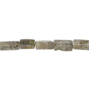 Spotted quartz 1pkg1, hand-cut square tube bead natural 12 inch 7x4mm-13x5mm