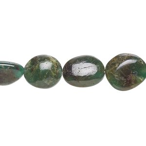 African aventurine 1pkg1, hand-cut nugget bead natural 8 inch small