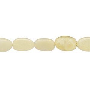 Peridot new "jade" 1pkg1, hand-cut puffed oval bead natural 13 inch 10x7mm-14x8mm