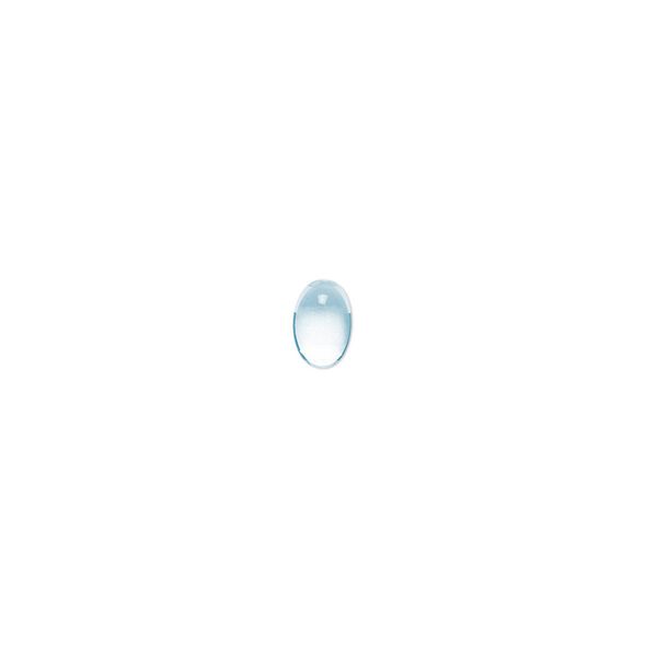 Sky blue topaz 1pkg1, calibrated oval cab 6x4mm image number 0