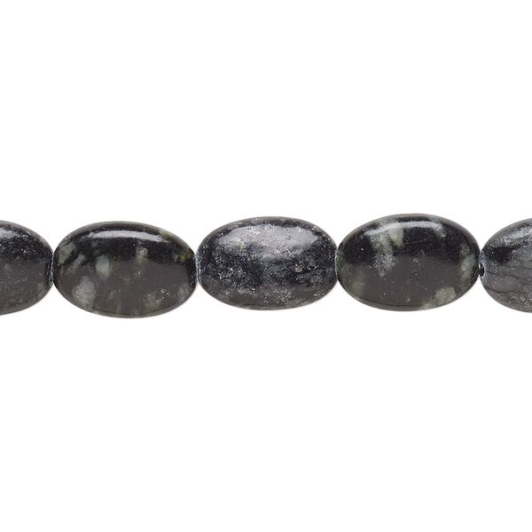 Picasso serpentine 1pkg1, puffed oval bead natural 15 inch 12x8mm image number 0