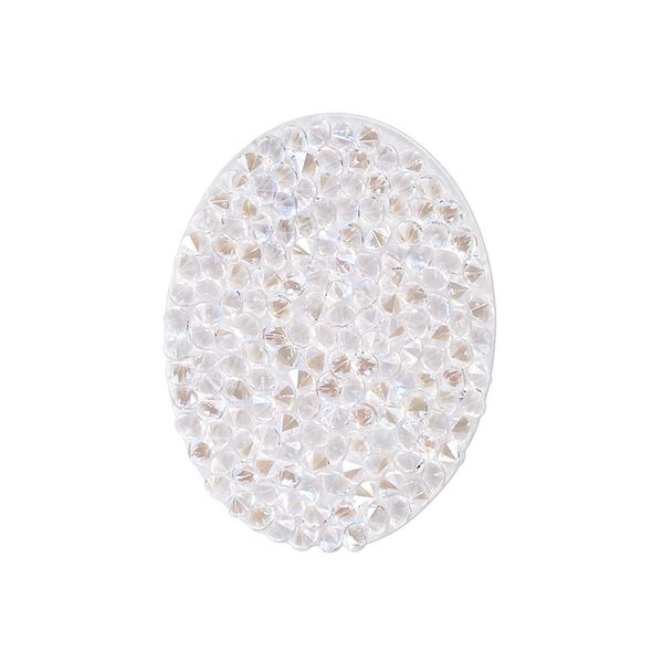 Iron-on transfer 1pk crystal moonlight, Crystal Passions® 29x22mm oval 707487 image number 0