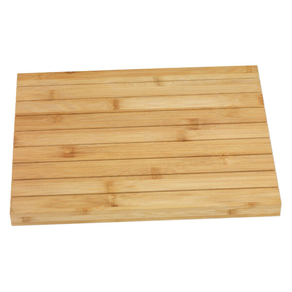 Display, earring card holder, bamboo, 2 x 10-5/8 x 8-1/4 inch inclined. Sold individually. image number 0