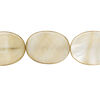 Mother-of-pearl shell 1pkg1, flat oval bead 15 inch pear 19x15mm-20x15mm image number 0