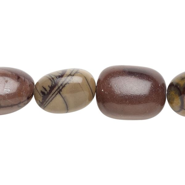 Purple creek stone 1pkg1, nugget bead 15.5-16 inch small image number 0