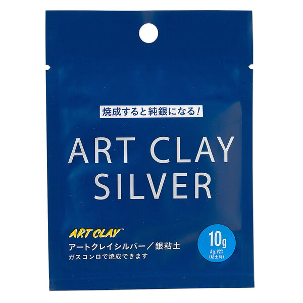 Art Clay® Silver 650, pkg/10g, low fire, slow dry formula. image number 0