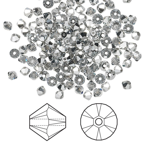 Bead 1440pk crystal CAL, Swarovski® 3mm XILION bicone 5328 image number 0