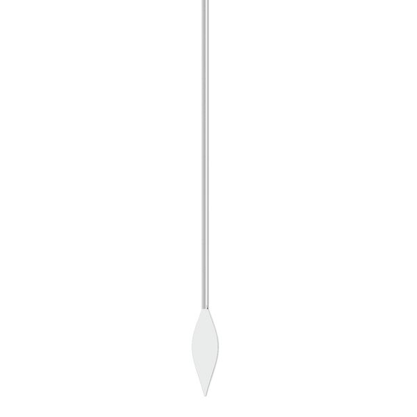 Paddle pin, silver-plated brass, 2-inch spear style, 22 gauge. Sold per pkg of 100. image number 0