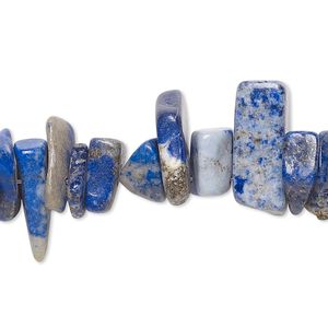 Denim lapis / lapis lazuli 1pkg1, chip bead natural 8 inch large