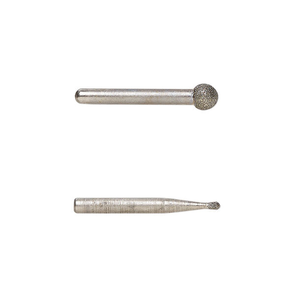 Replacement engraving bits, Beadalon® Artistic Wire®, carbon steel and diamond, 1mm and 4mm tips. Sold per set of 2 bits. image number 0