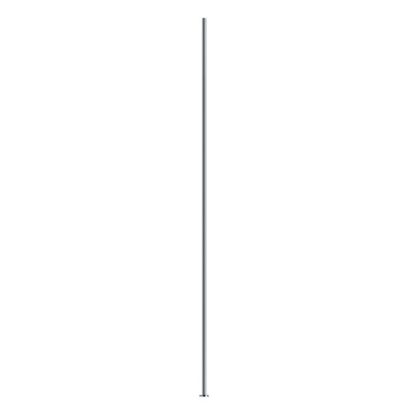 Head pin, gunmetal-plated brass, 2 inches, 24 gauge. Sold per pkg of 500. image number 0
