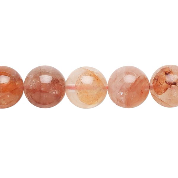 Hematoid quartz 1pkg1, round bead natural 15.5-16 inch 10mm image number 0