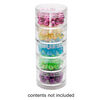 Organizer jar, Space Saver, plastic, clear, 2 x 1-1/4 inches. Sold per 5-piece set. image number 0
