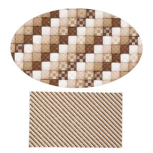 Adhesive sheet, My Style Deco Art™, peel-off, resin and glue, Earth ombre, 8 x 4-3/4 inch rectangle, 1.8mm thick. Sold individually.