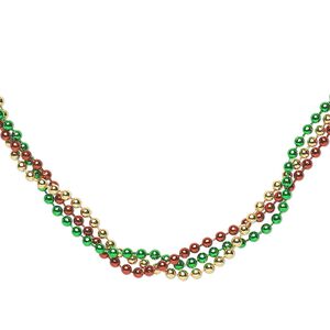 Chain mix 1pkg3 ball, 2.4mm / ball chain connector, mixed color steel 24 inch