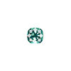 Fancy stone 1pkg144 Caribbean green foil back, Swarovski&reg; ReCreated&trade;, 10mm cushion 4470 image number 0