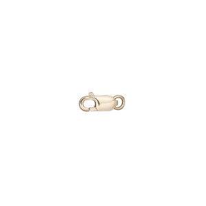 Clasp lobster claw 1pkg1 14Kt gold, 8.25x3.5mm, 1-strand
