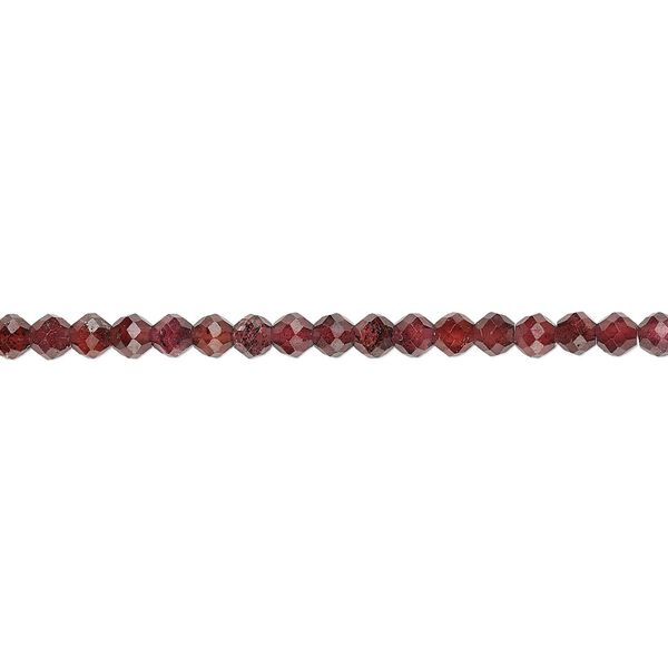 Rhodolite garnet 1pkg1, hand-cut faceted rondelle bead natural 13 inch 2x2mm-3x2mm image number 0