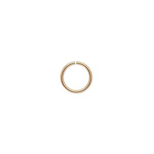 Jump ring, 14Kt gold-filled, 9mm round, 7.2mm inside diameter, 19 gauge. Sold per pkg of 10.