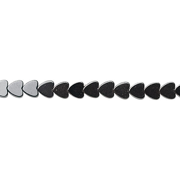 Bead, Hemalyke™ (man-made), 4mm heart. Sold per 15-1/2" to 16" strand. image number 0