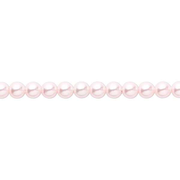 Pearl 500pk rosaline, Swarovski® 4mm round 5810 image number 0