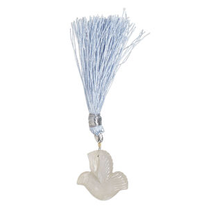 Grey moonstone 1pkg1, carved flying bird drop natural, 20x19mm
