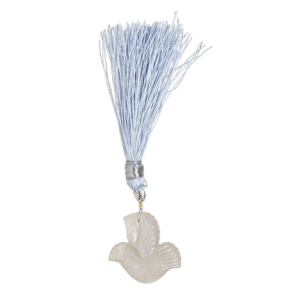 Grey moonstone 1pkg1, carved flying bird drop natural, 20x19mm image number 0