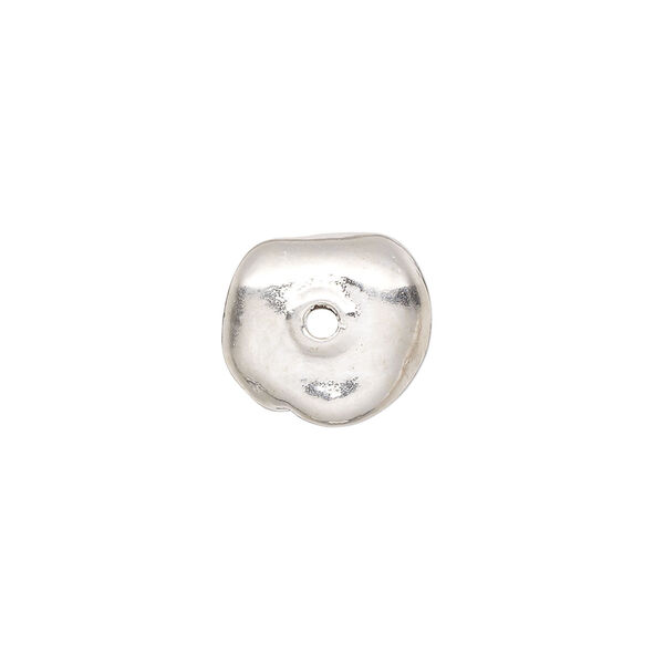 Bead 1pkg1 sterling silver, 14x12mm nugget, electroformed JBB Findings image number 1