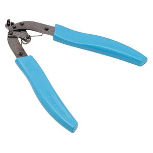 Pliers, The Bead Buddy® E-Z Looper™, acrylic and steel, turquoise blue, creates 1.5mm loop (inside diameter), 6-1/2 inches. Sold individually.