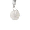 Rainbow moonstone / iolite 1pkg1, top-drilled hand-cut 1sided carved flower bead natural, 14mm image number 1