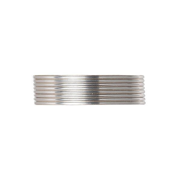 Wire, Argentium® silver, full-hard, round, 20 gauge. Sold per pkg of 25 feet. image number 0