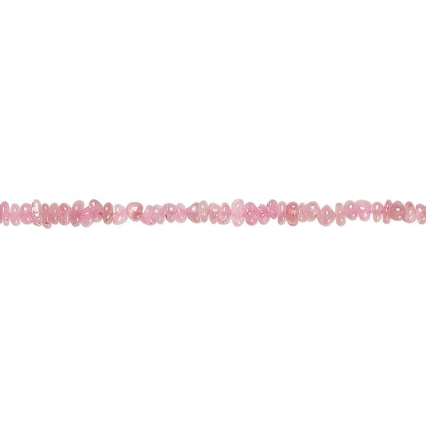 Pink tourmaline 1pkg1, hand-cut rondelle bead 12 inch 2x1mm-3x2mm image number 0