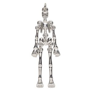 Focal, imitation-rhodium finished "pewter" (zinc-based alloy), 51x17mm skeleton. Sold individually.