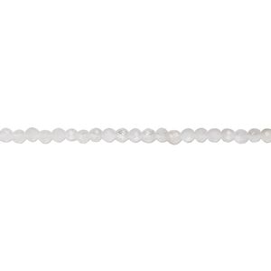 Rainbow moonstone 1pkg1, faceted round bead natural 15.5 inch 2-2.4mm