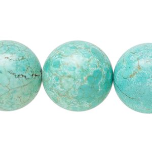 Magnesite 1pkg1, round bead 14 inch 20-21mm