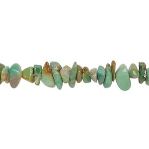 Turquoise 1pkg1, chip bead 15 inch small