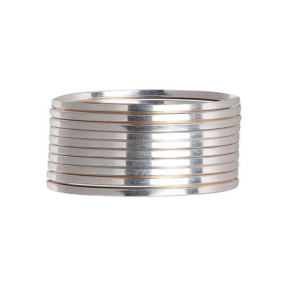 Wire, sterling silver, dead-soft, square, 16 gauge. Sold per pkg of 5 feet. image number 0