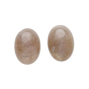 Dendritic ocean agate 1pkg2, non-calibrated oval cab natural 18x13mm