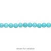 Magnesite 1pkg1, round bead 15.5-16 inch 3mm image number 1