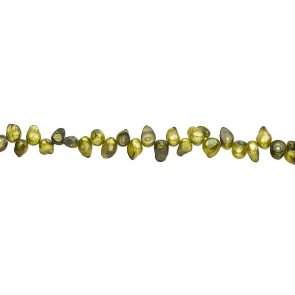 Freshwater pearl 1pkg1, baroque, 15 inch dark pear 9x7mm-21x11mm cultured image number 1