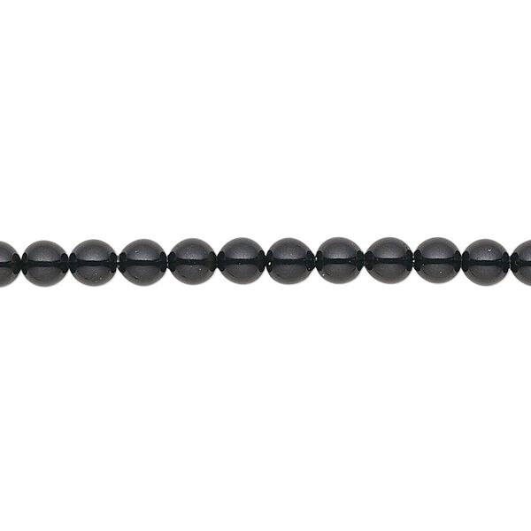 Pearl 100pk mystic black, Crystal Passions® 4mm gemcolors round 5810 image number 0