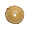 Bead, leather, natural, 20-24mm smooth round. Sold individually. image number 1