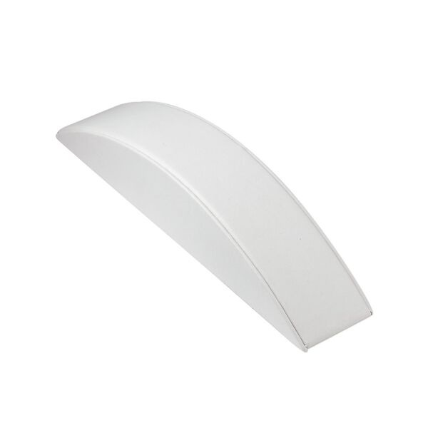 Display, bracelet, leatherette, white, 8-5/8 x 1-3/4 x 1-1/8 inches. Sold individually. image number 0