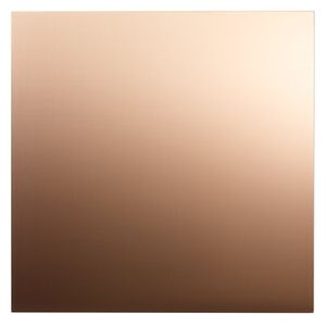 Sheet, copper, half-hard with mirror finish, 6x6-inch square, 20 gauge. Sold individually.
