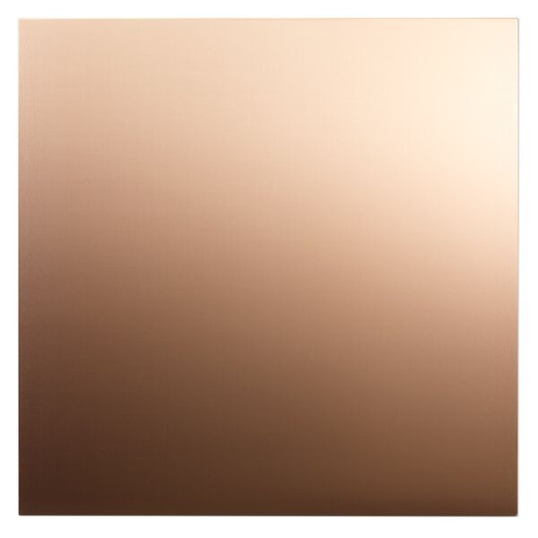 Sheet, copper, half-hard with mirror finish, 6x6-inch square, 20 gauge. Sold individually. image number 0