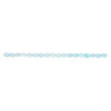 Mother-of-pearl shell 1pkg1, flat oval bead 15 inch sky blue 14x10mm image number 1