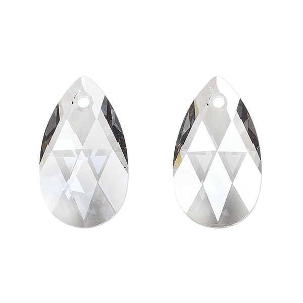 Drop 1pkg96 crystal urban grey, Swarovski&reg;, 22x13mm pendant pear 6106 image number 0