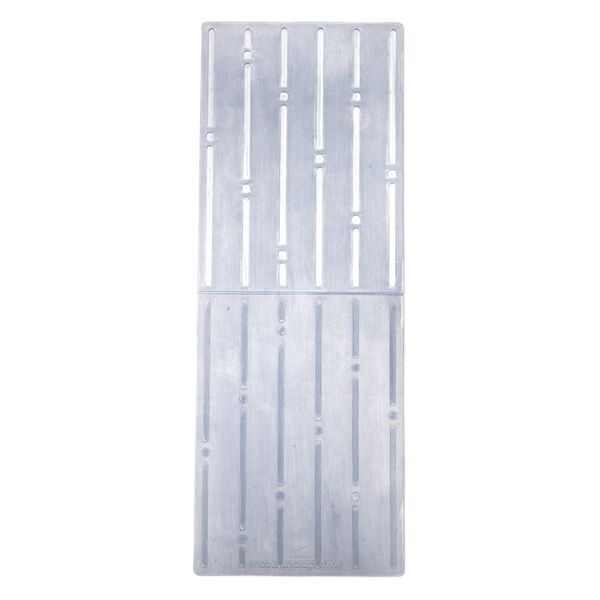 Embosser folder, QuicKutz®, blue, 5-3/4 x 4-1/4 inch rectangle with dot and line designs, A2 series. Sold individually. image number 0